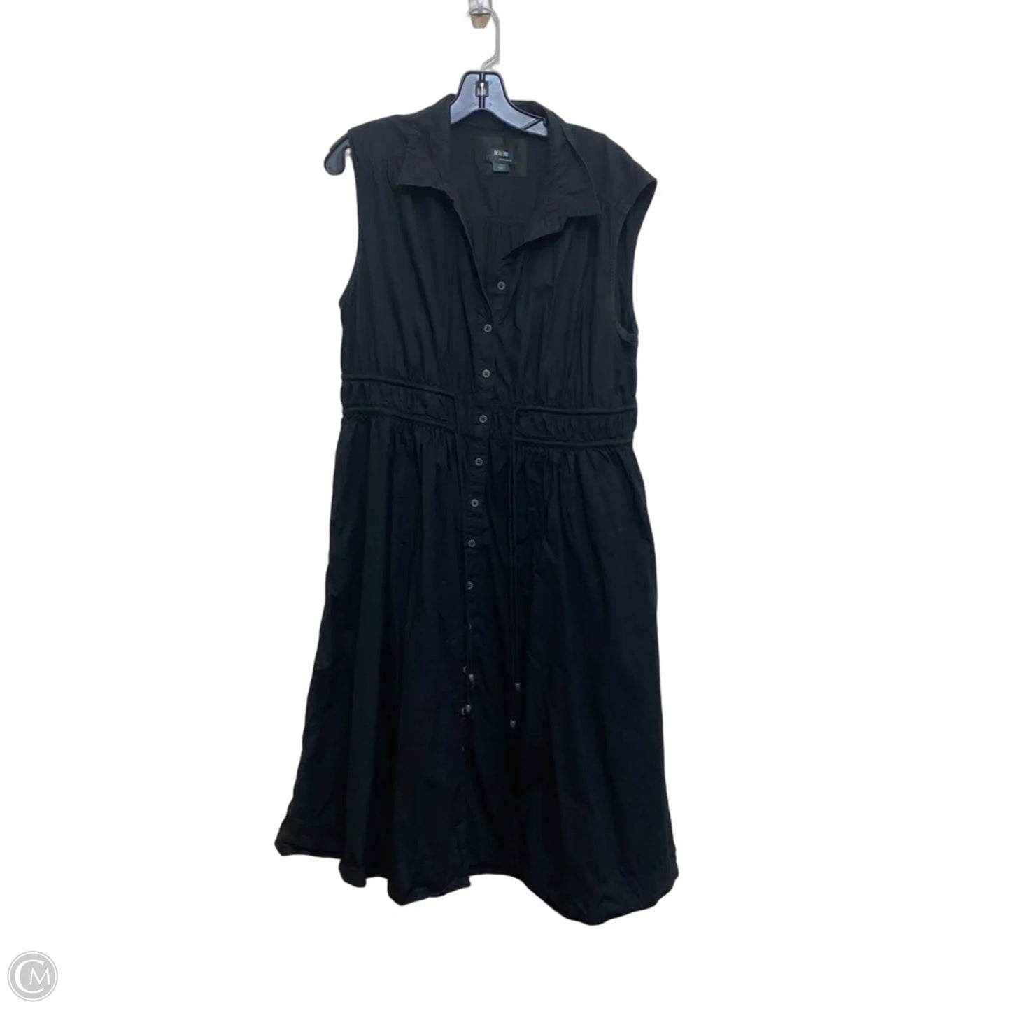 Dress Casual Midi By Maeve In Black, Size: Xlp