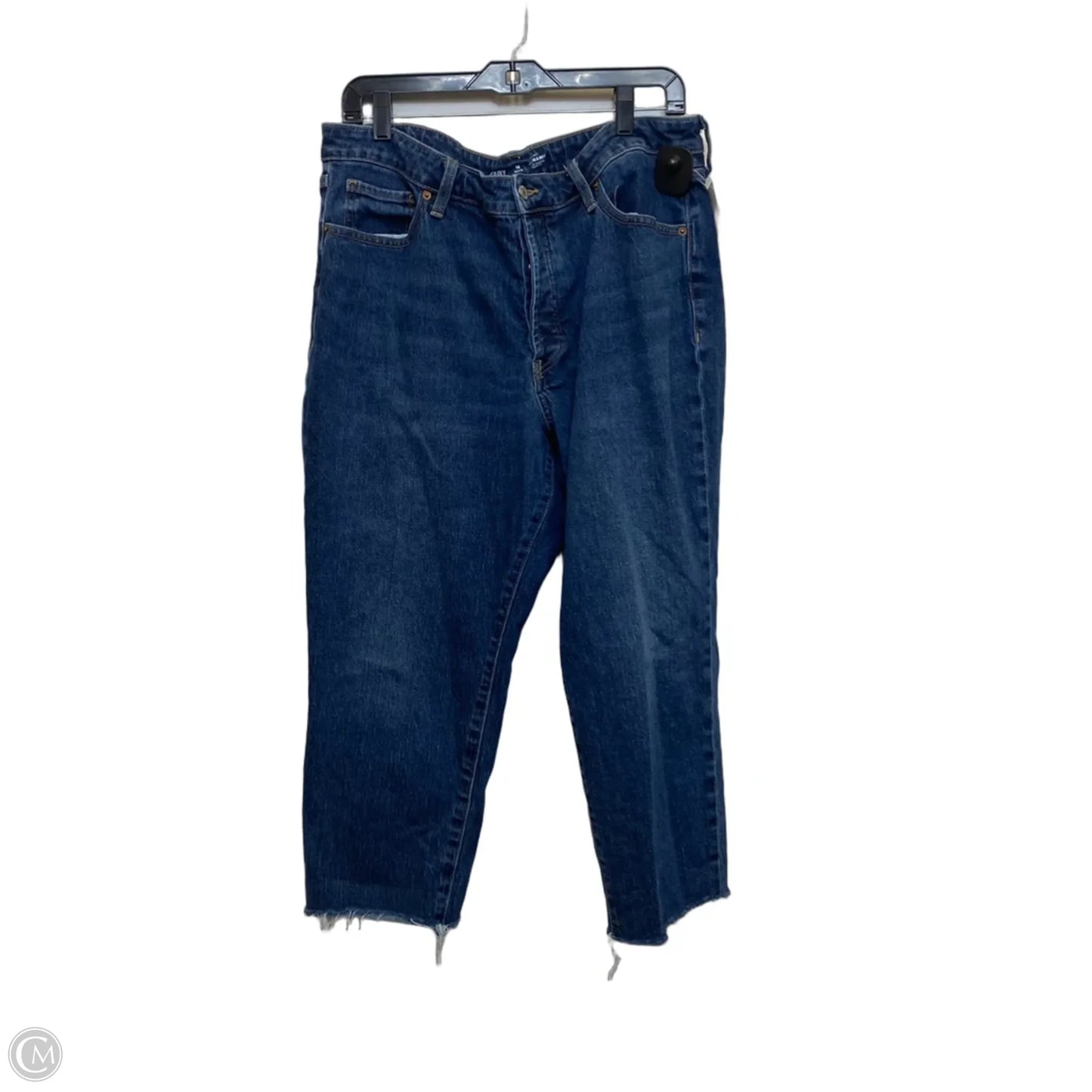 Jeans Straight By Old Navy In Blue Denim, Size: 16