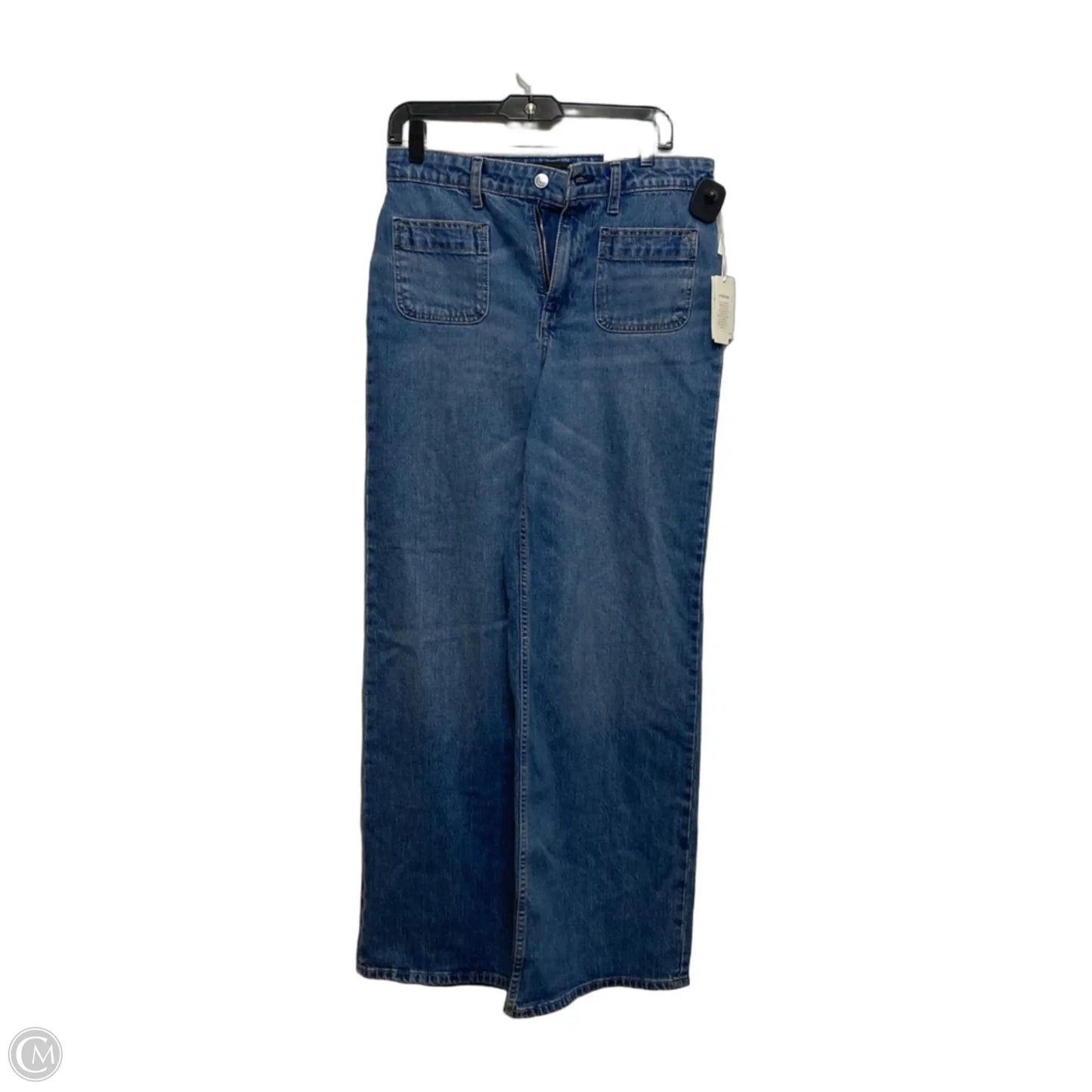 Jeans Wide Leg By Free Assembly In Blue Denim, Size: 6
