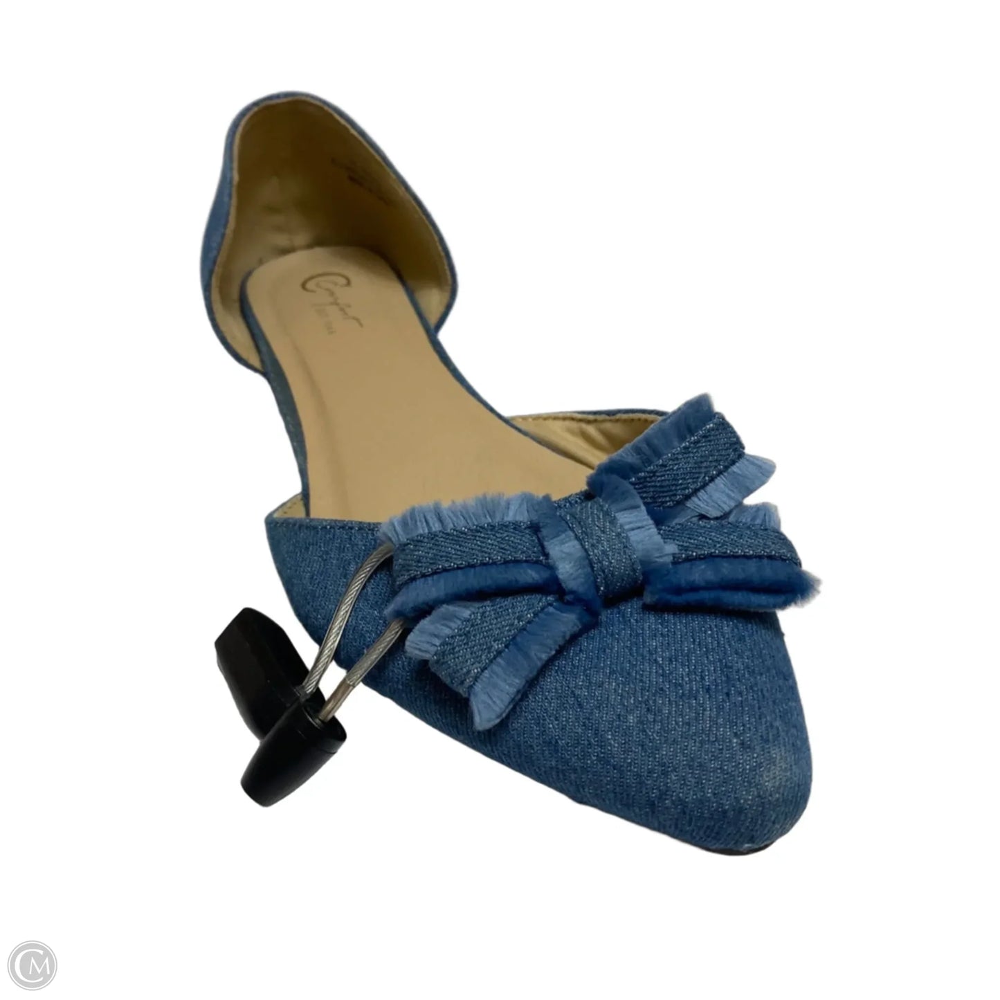 Shoes Flats By Cato In Blue, Size: 8