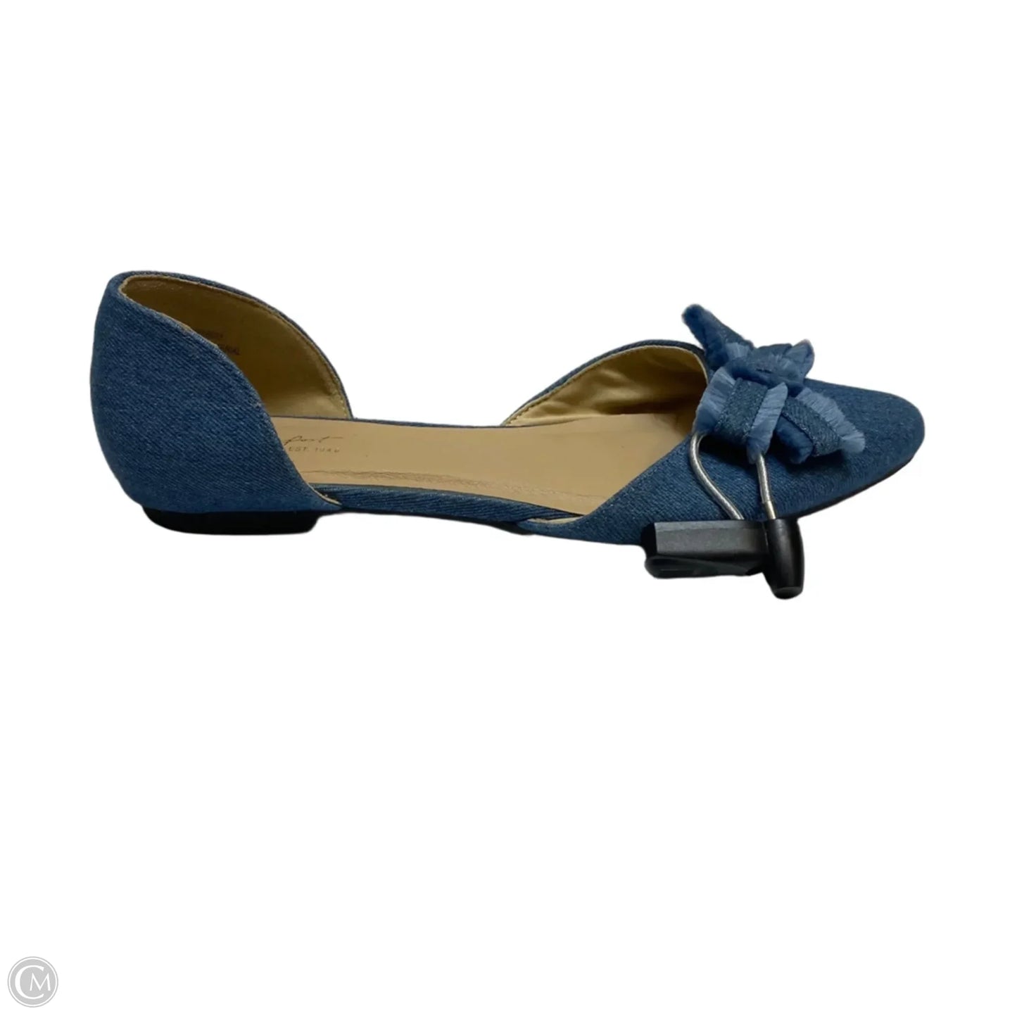 Shoes Flats By Cato In Blue, Size: 8