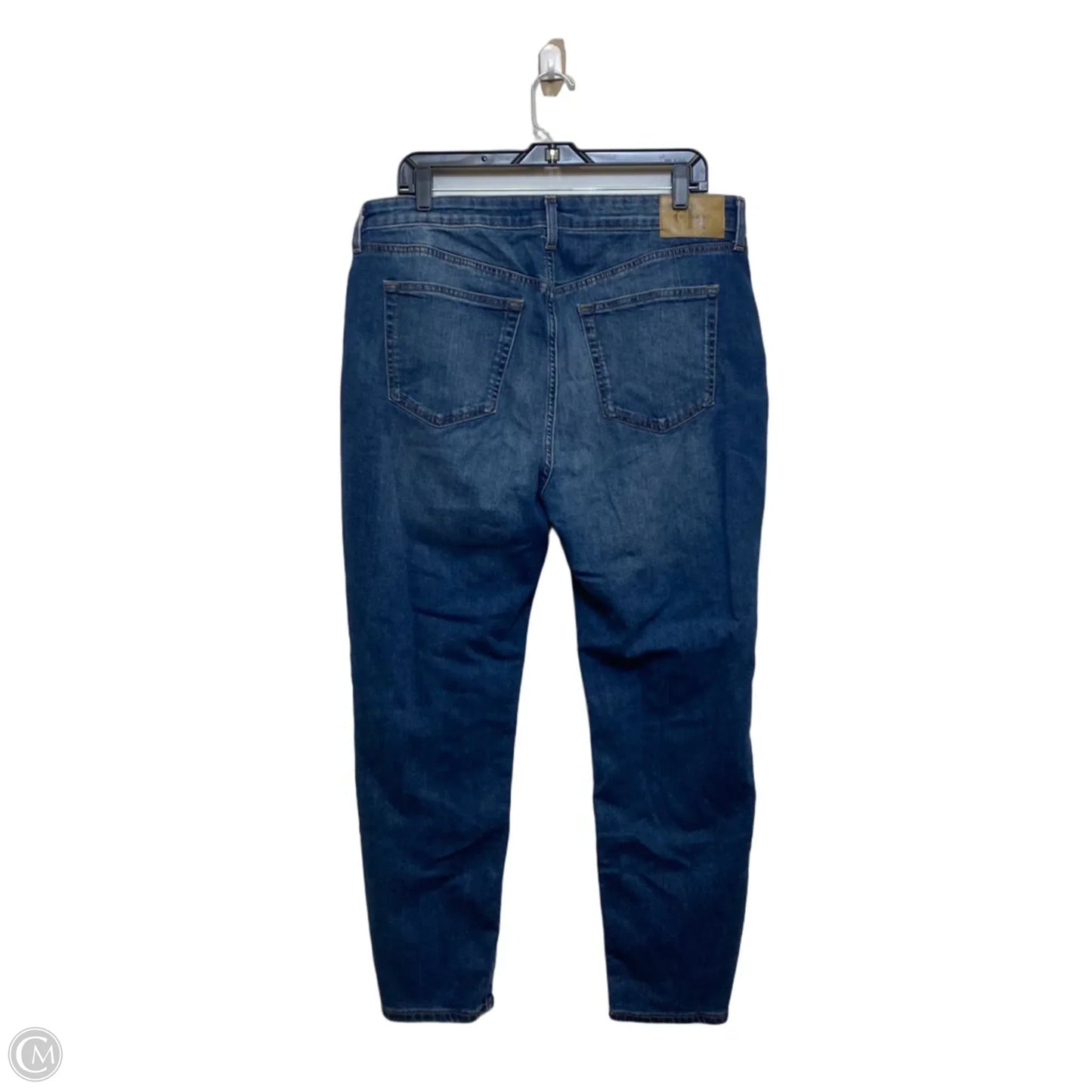 Jeans Skinny By Calvin Klein In Blue Denim, Size: 16
