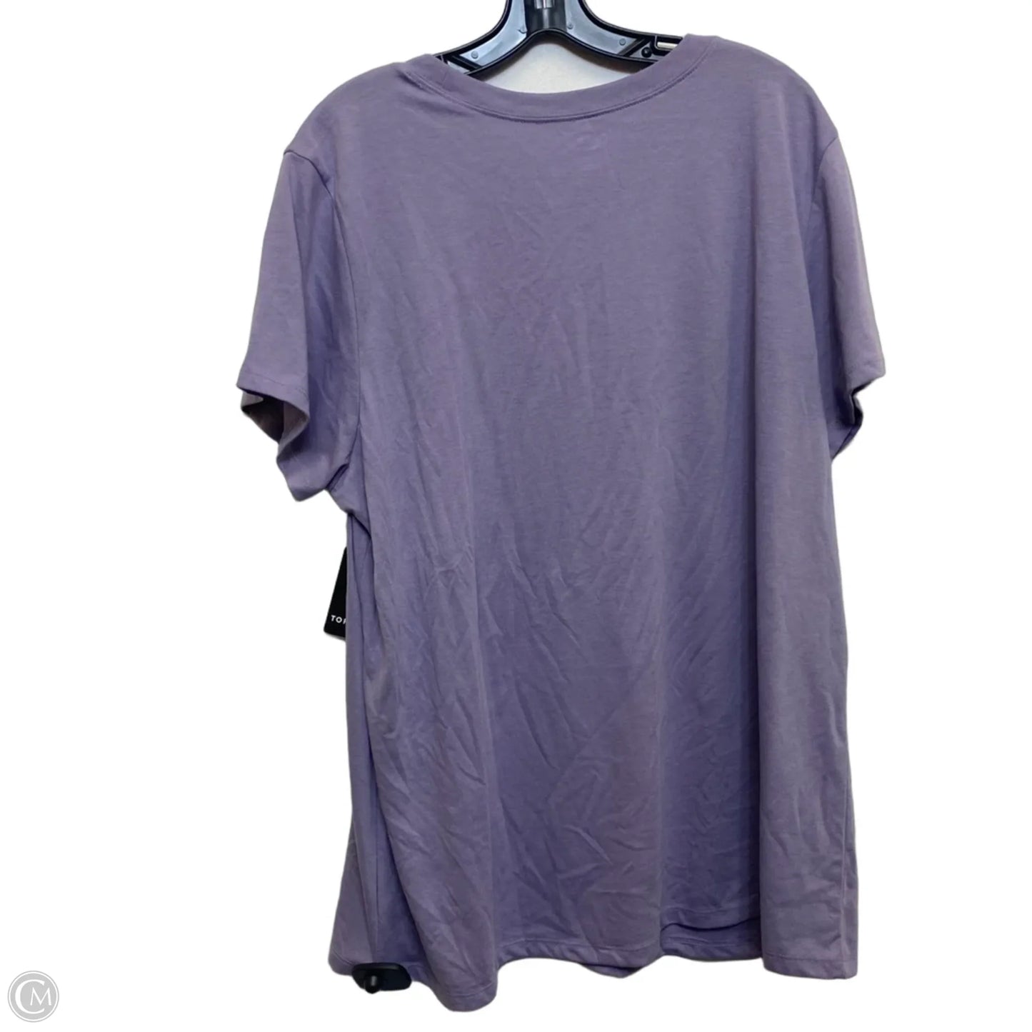 Top Short Sleeve Basic By Torrid In Purple, Size: 2x