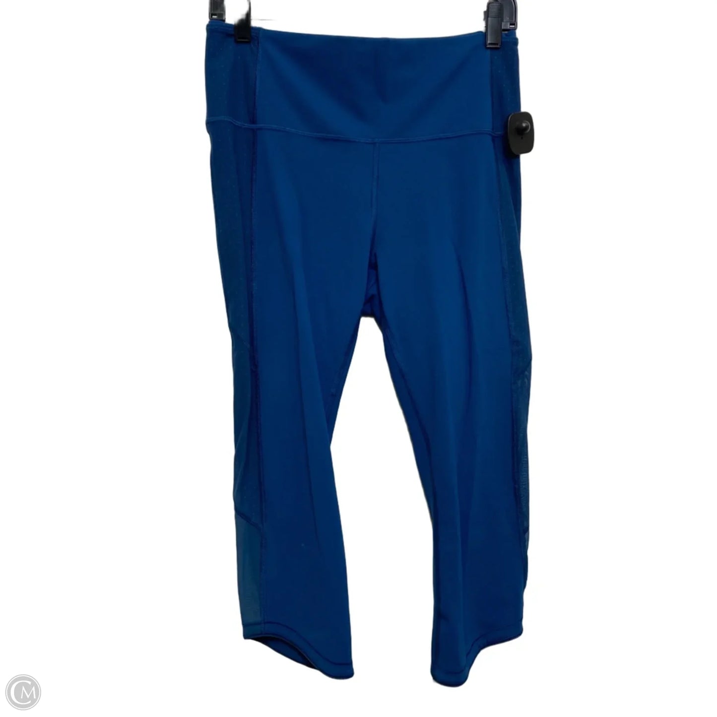 Athletic Leggings Capris Designer By Lululemon In Blue, Size: M