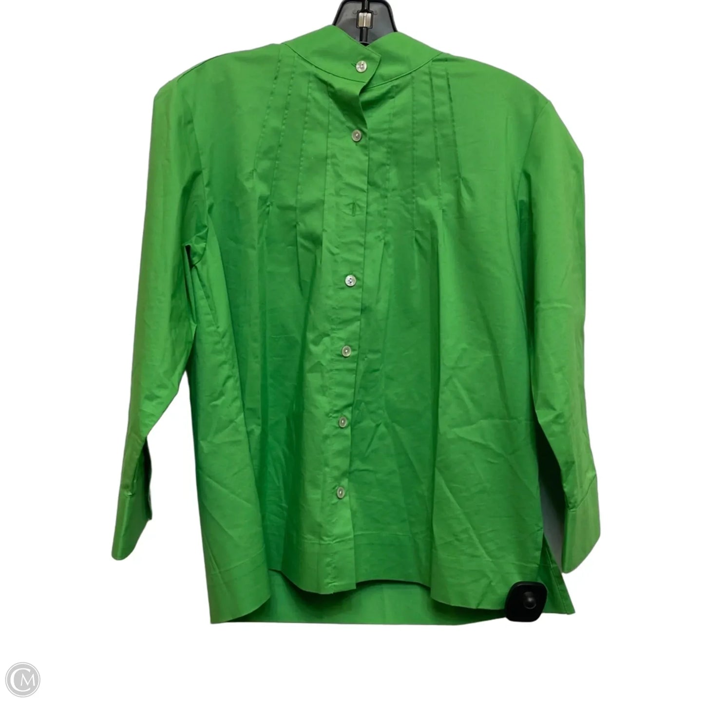 Top 3/4 Sleeve By Hinson WU In Green, Size: S