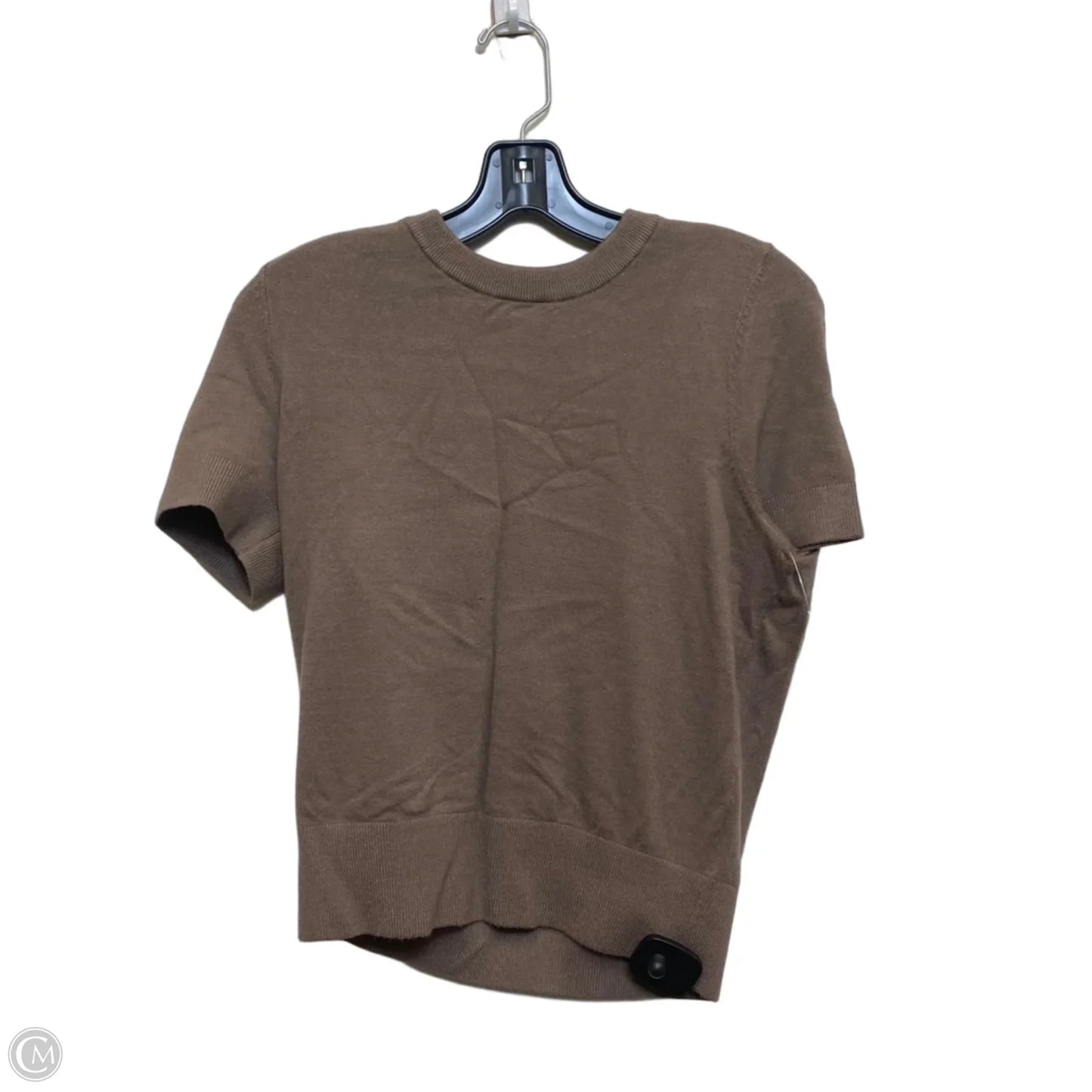Top Short Sleeve By Express In Brown, Size: S