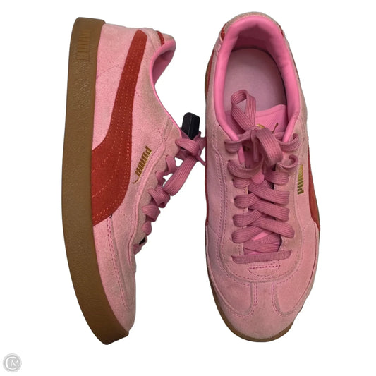 Shoes Sneakers By Puma In Pink, Size: 8.5