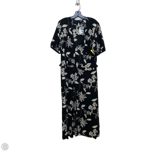 Dress Casual Midi By Express In Black, Size: L