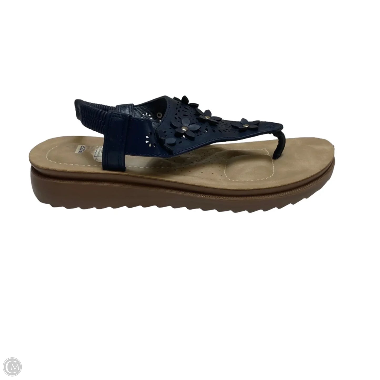 Sandals Flats By Annie Comfort In Navy, Size: 5.5