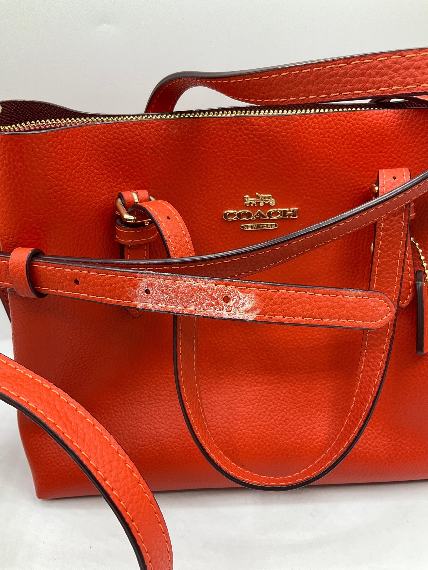 Crossbody Designer By Coach, Size: Medium