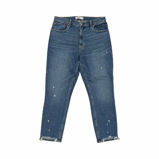 Jeans Skinny By Abercrombie And Fitch In Blue Denim, Size:10
