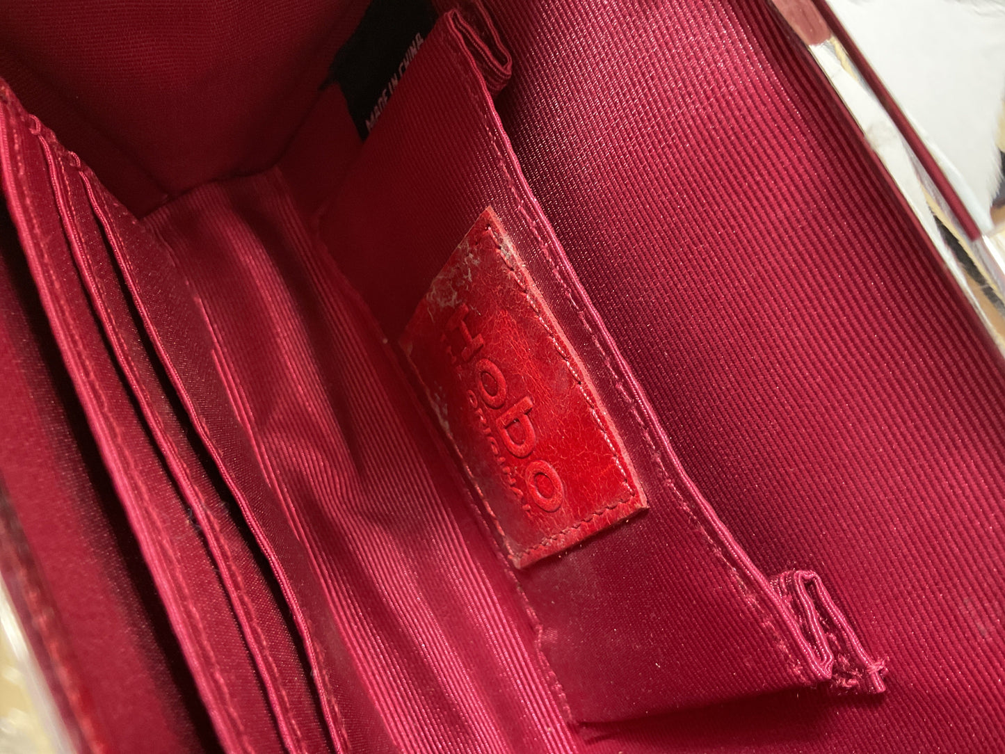 Crossbody By Hobo Intl In Maroon, Size:Small