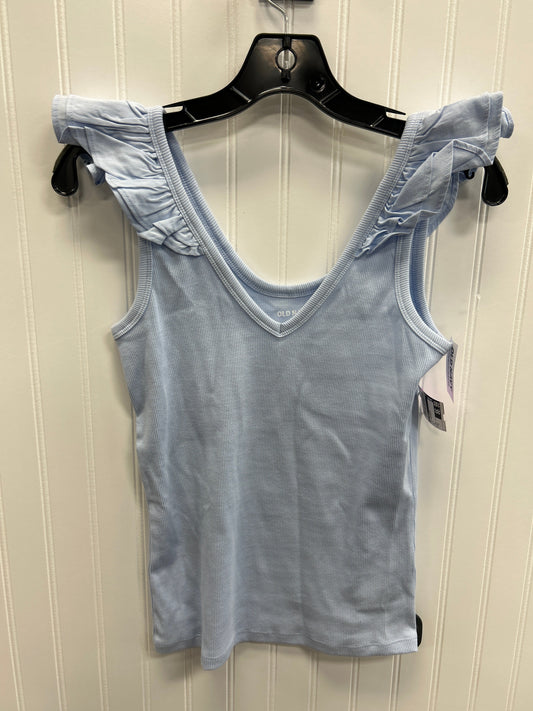 Top Sleeveless By Old Navy In Blue, Size:S