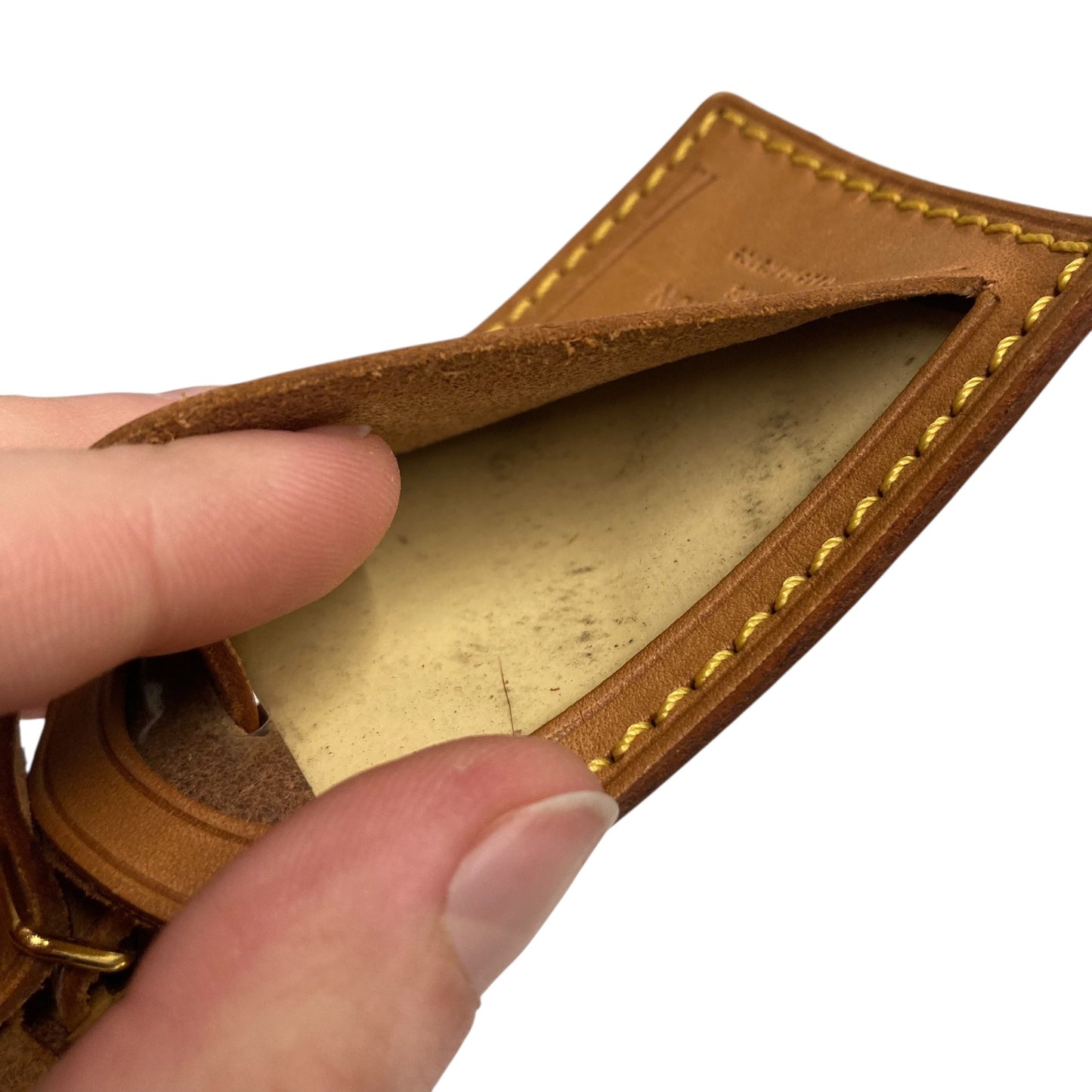 Luxury Designer Luggage Tags By Louis Vuitton In Brown