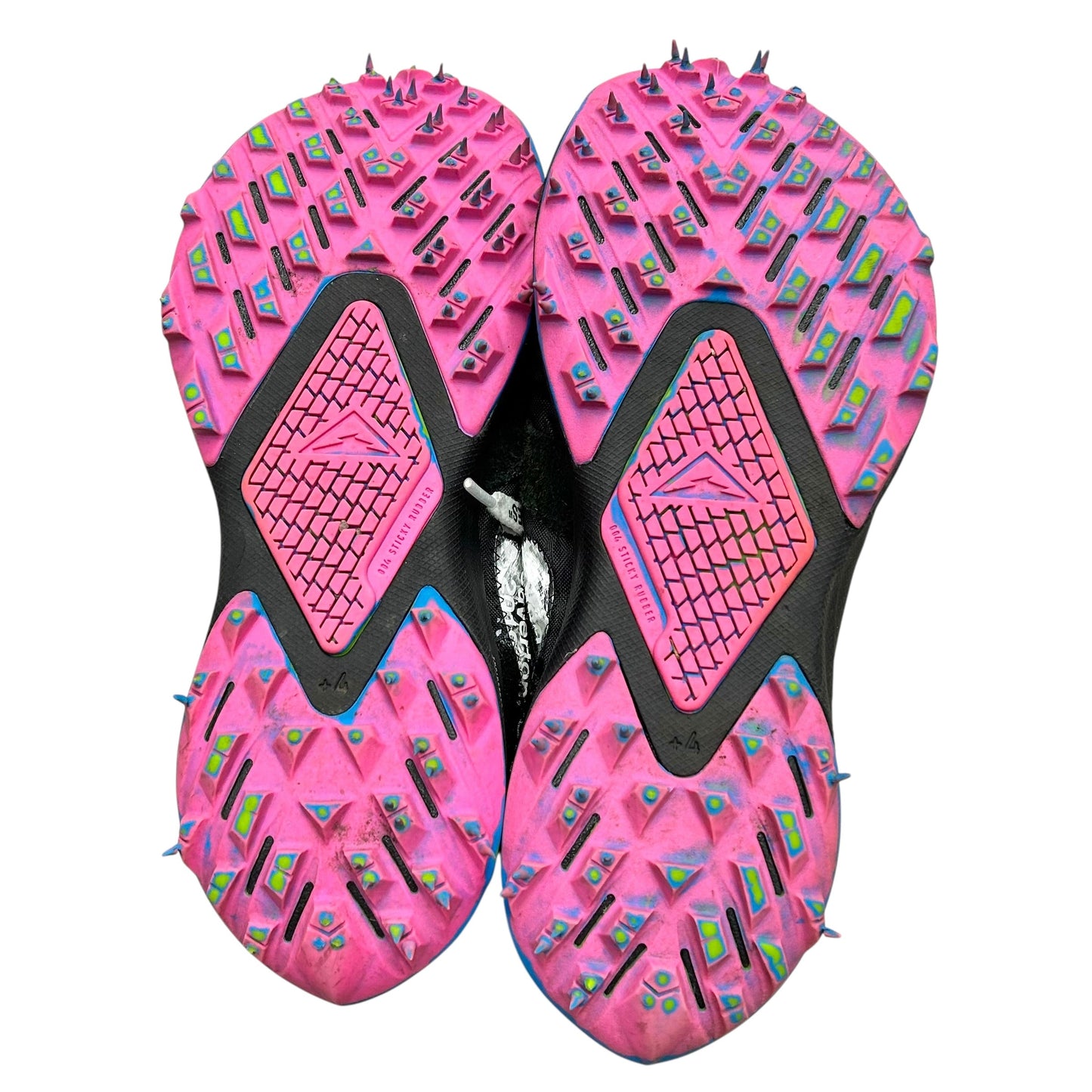 Shoes Luxury Designer By Off-white In Black & Pink, Size: 6.5