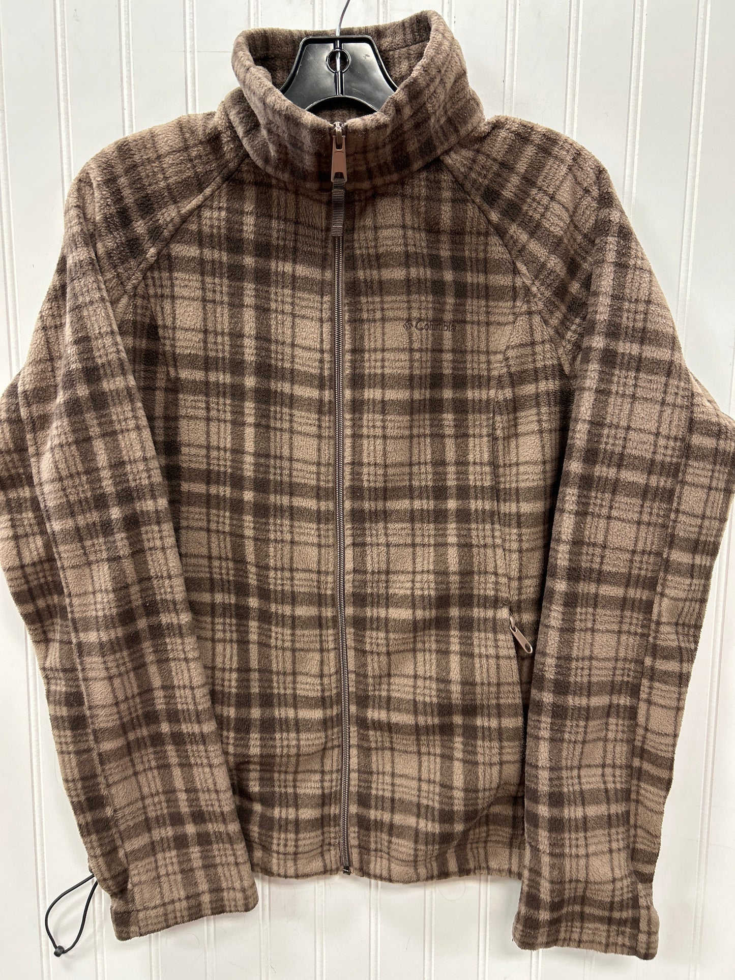 Jacket Fleece By Columbia In Brown, Size:Xl