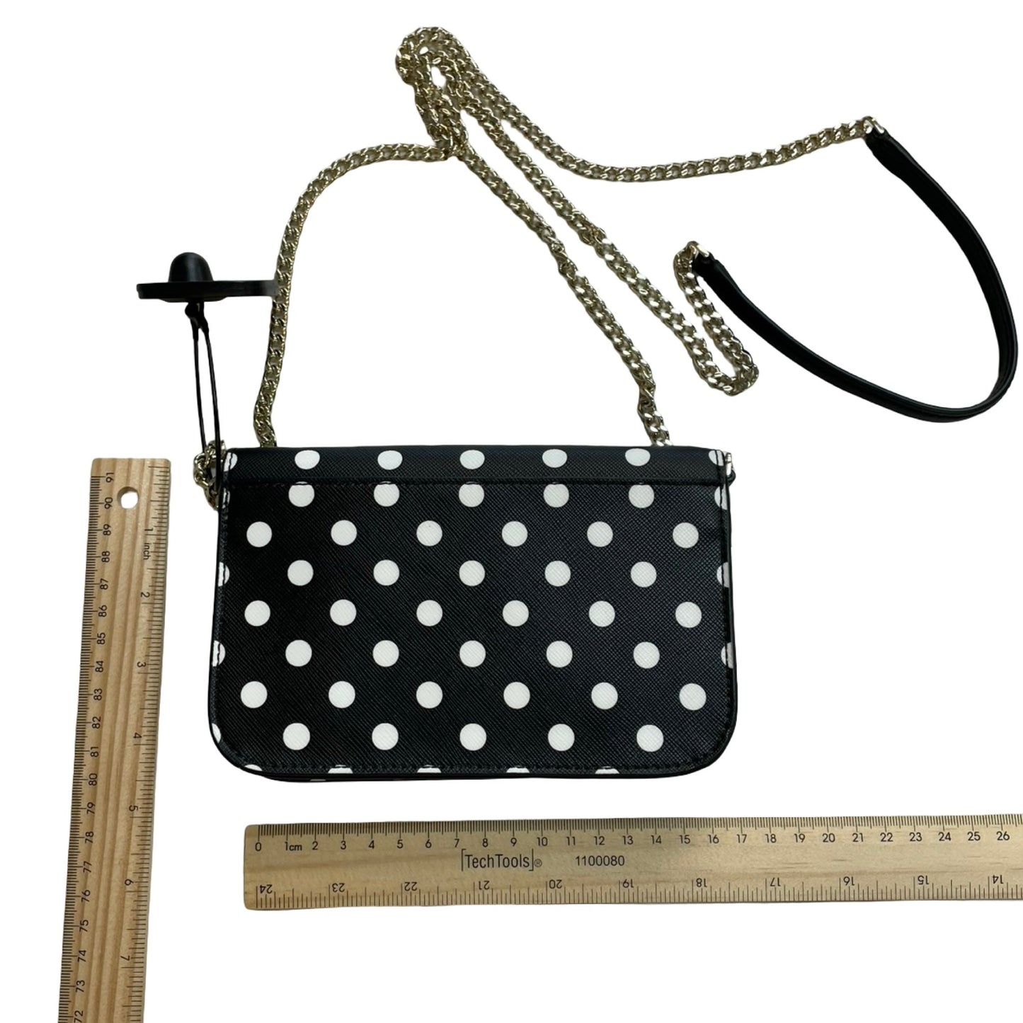 Handbag Designer By Kate Spade In Polkadot Pattern, Size:Small