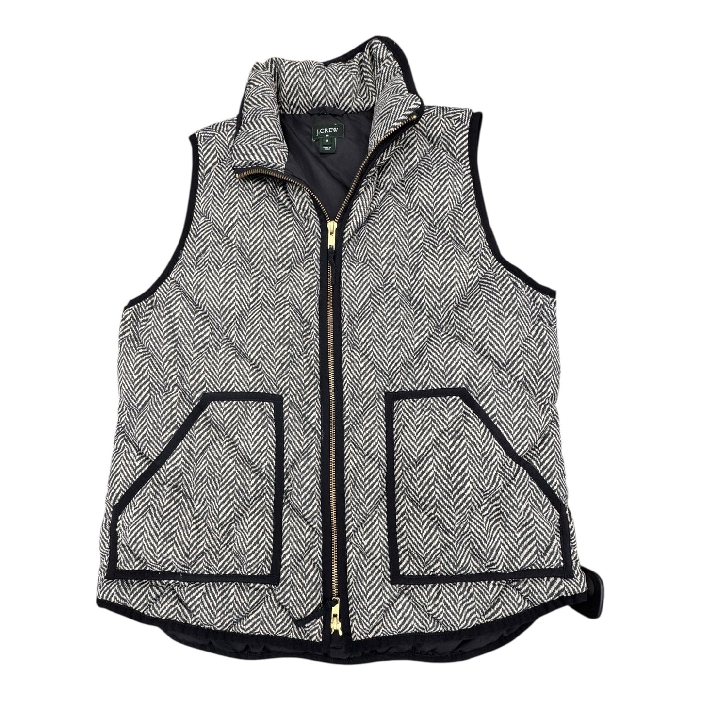 Vest Puffer & Quilted By J. Crew In Multi, Size:M