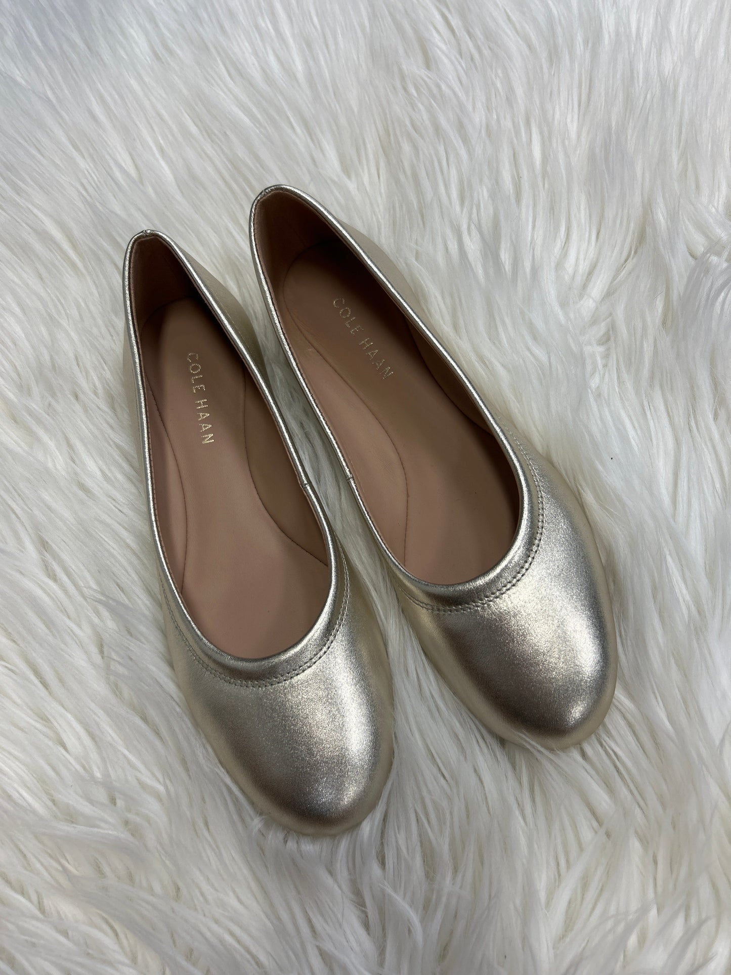 Shoes Flats By Cole-Haan In Gold, Size:7 NEW