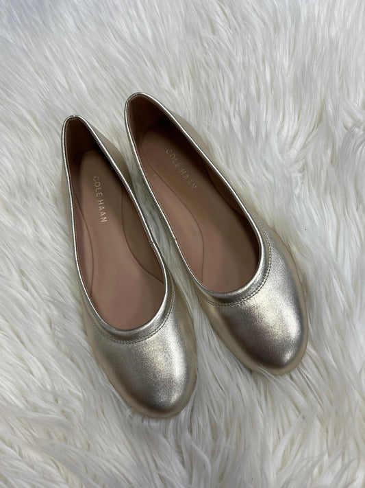 Shoes Flats By Cole-Haan In Gold, Size:7 NEW