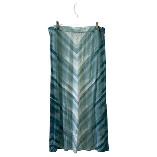 Skirt Maxi By Chicos In Blue & White, Size:M