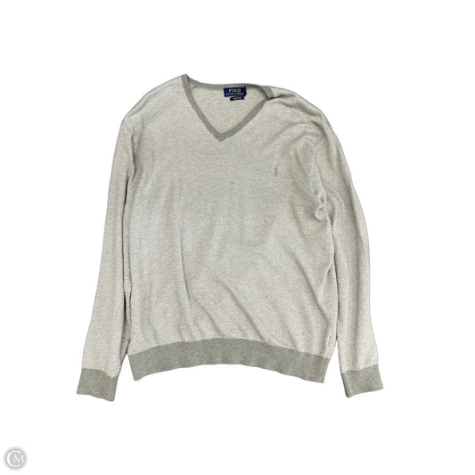 Top Long Sleeve By Polo Ralph Lauren In Grey, Size: L