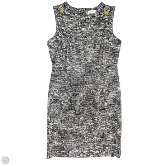 Dress Work By Calvin Klein In Black & White, Size: 14