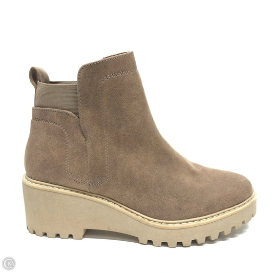 Boots Ankle Heels By Dolce Vita In Beige, Size: 7.5