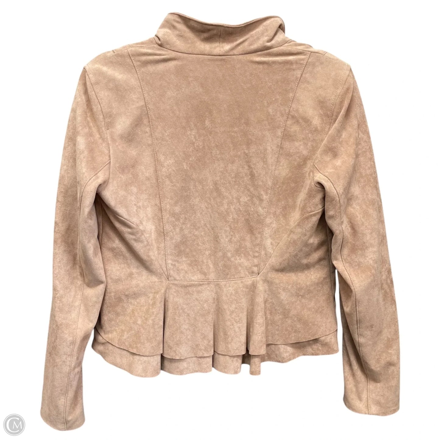 Jacket Moto By Bcbgeneration In Beige, Size: S