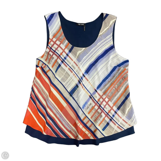 Top Sleeveless By Nic + Zoe In Multi-colored, Size: Xl