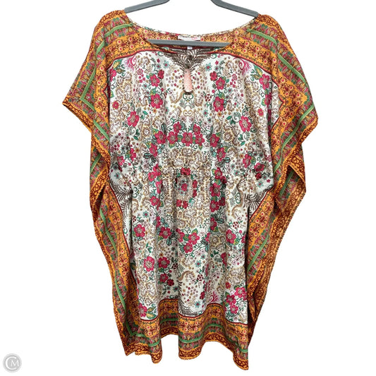 Swimwear Cover-up By Gianni Bini In Floral Print, Size: L