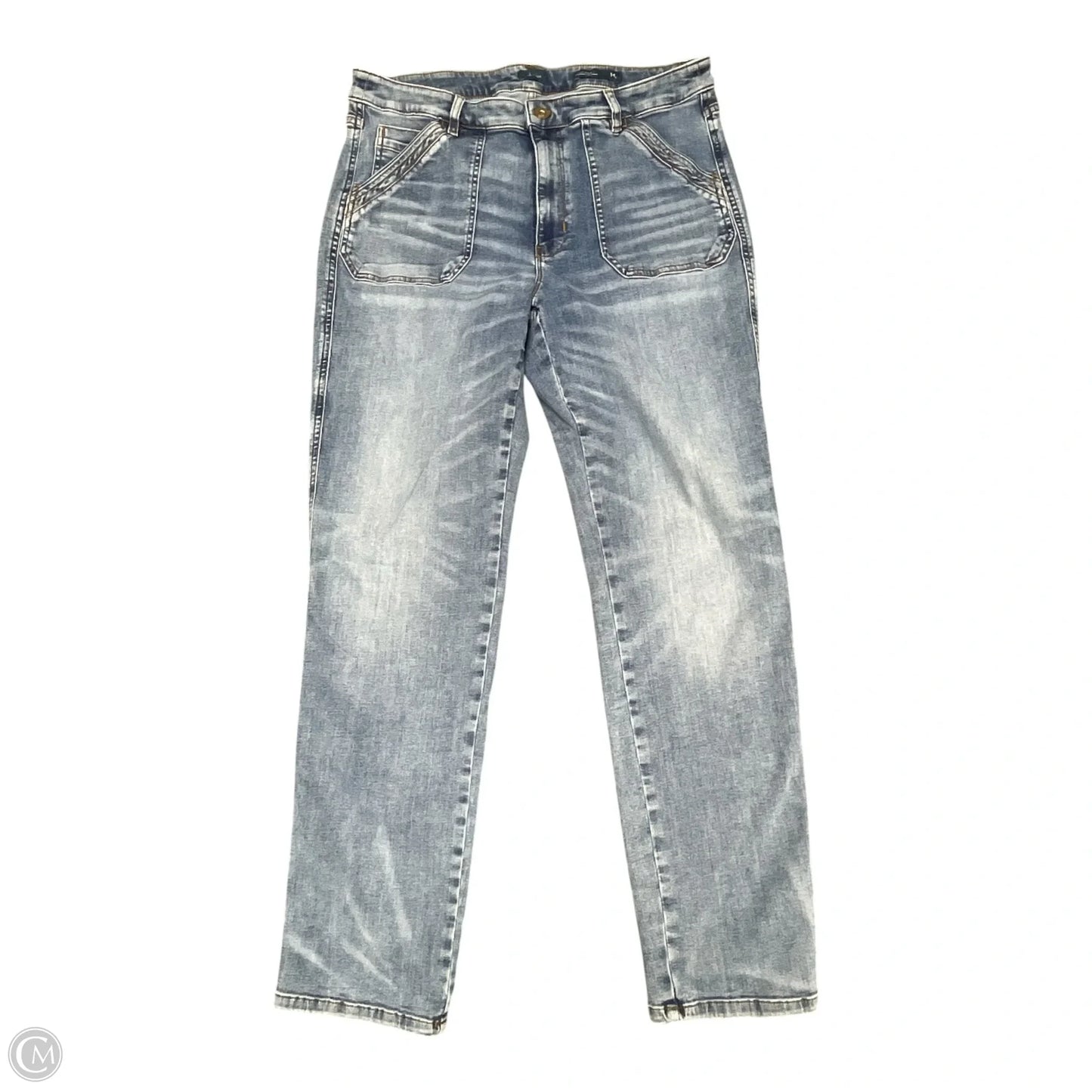 Jeans Straight By J. Jill In Blue Denim, Size: 14