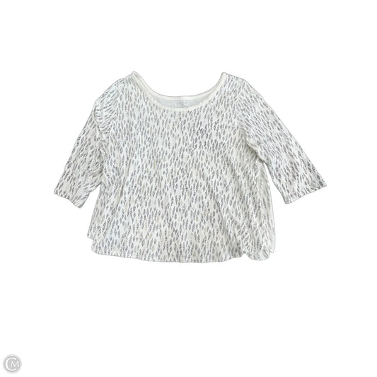 Top Short Sleeve By Lane Bryant In Black & White, Size: 3x