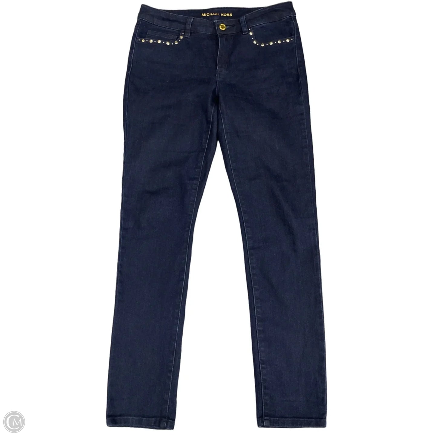 Jeans Skinny By Michael By Michael Kors In Blue Denim, Size: 6