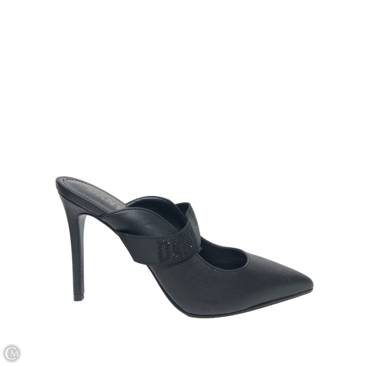 Sandals Heels Stiletto By Dkny In Black, Size: 8.5