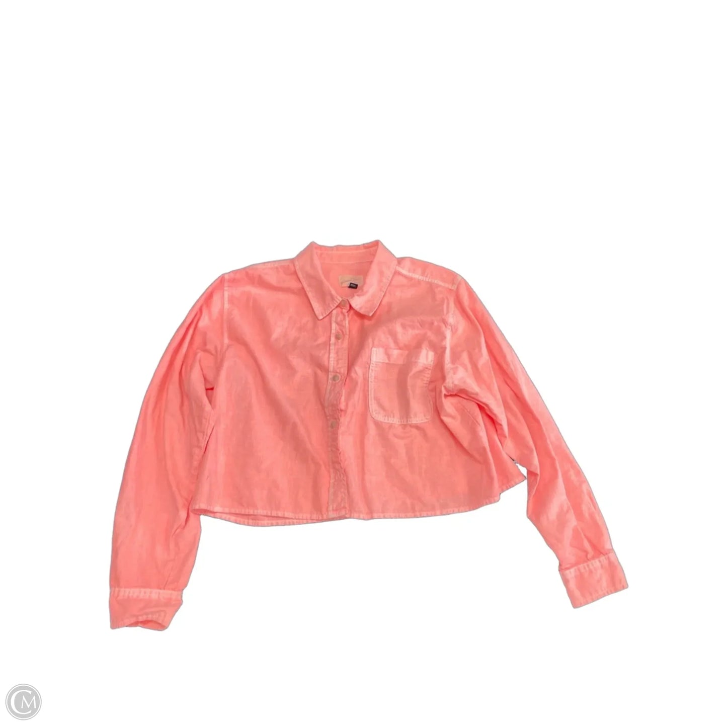 Top Long Sleeve By Universal Thread In Coral, Size: Xl
