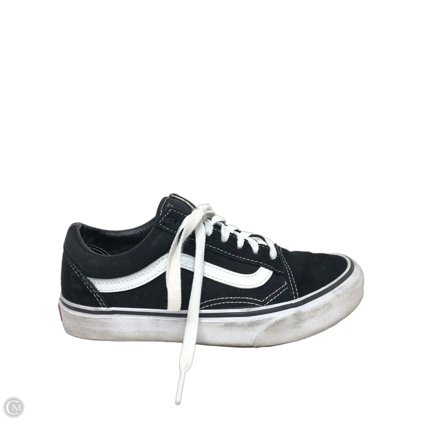Shoes Sneakers By Vans In Black, Size: 7