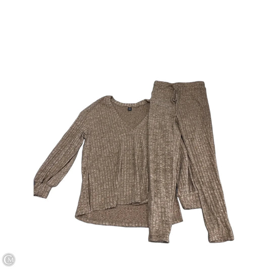 Lounge Set Pants By Shein In Brown, Size: 4