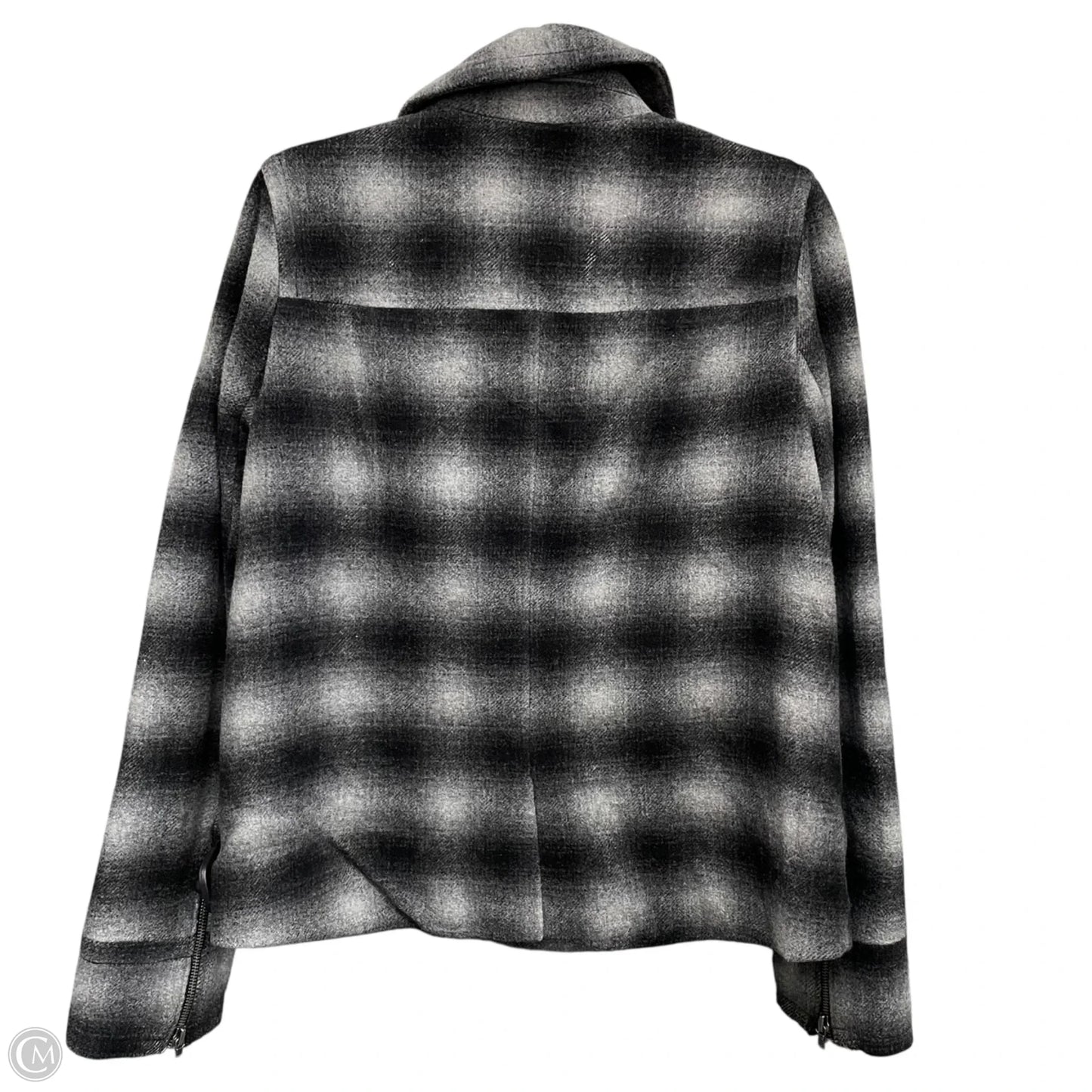 Coat Peacoat By Gap In Grey, Size: M