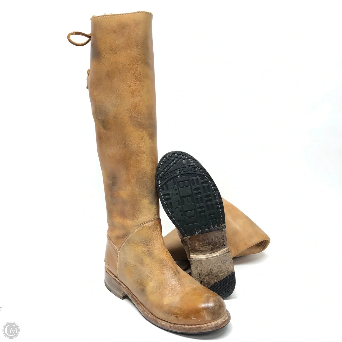 Boots Knee Flats By Bed Stu In Brown, Size: 6