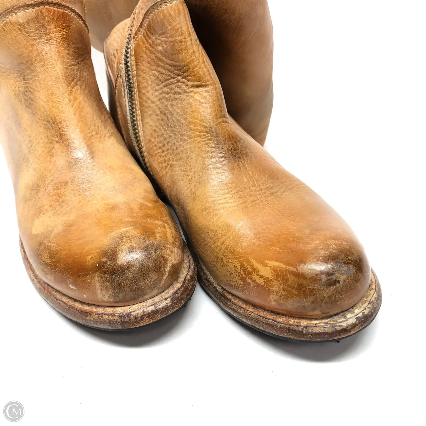 Boots Knee Flats By Bed Stu In Brown, Size: 6