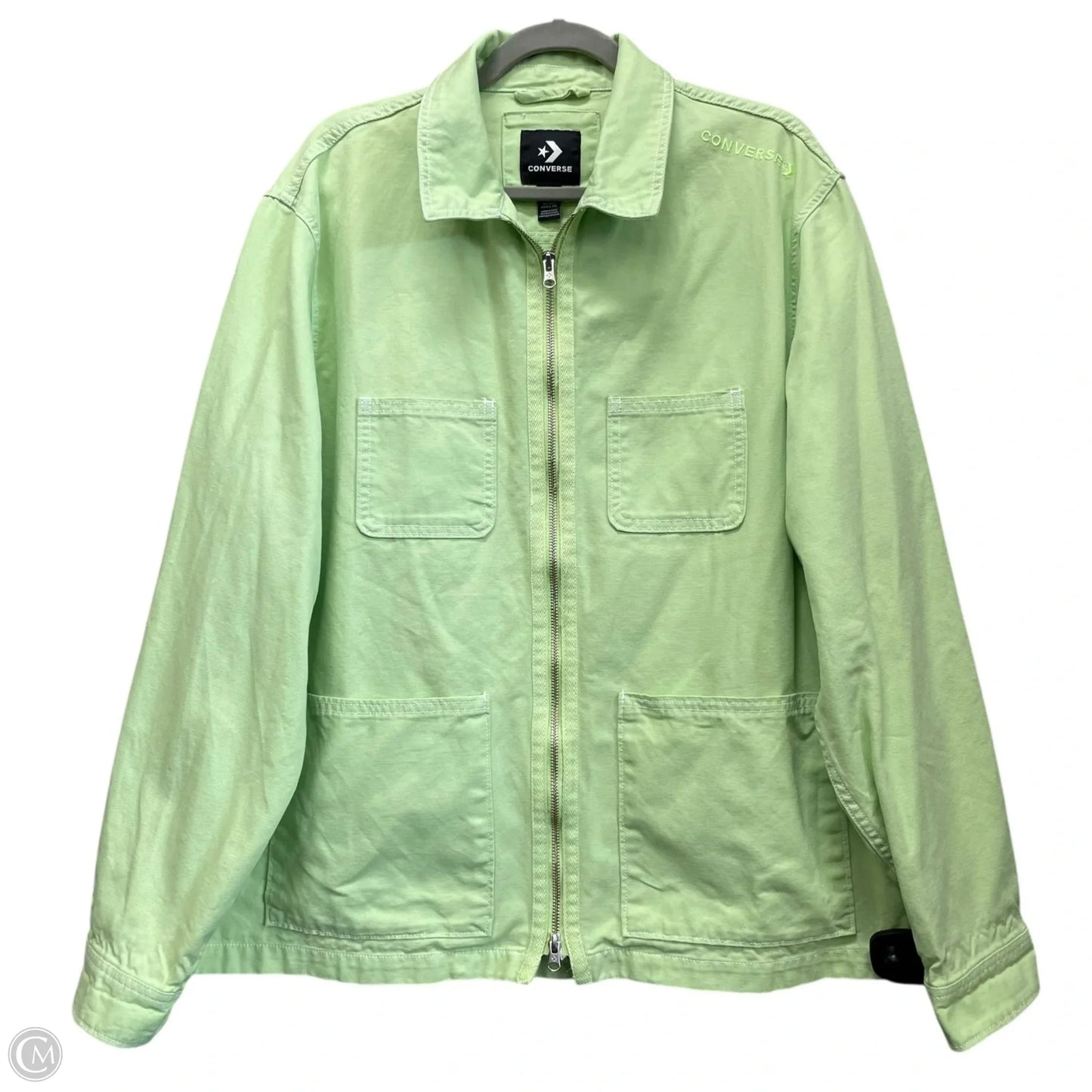 Jacket Utility By Converse In Green, Size: L