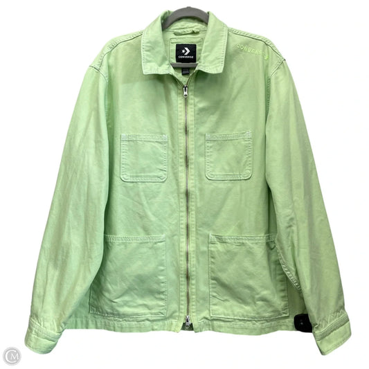 Jacket Utility By Converse In Green, Size: L