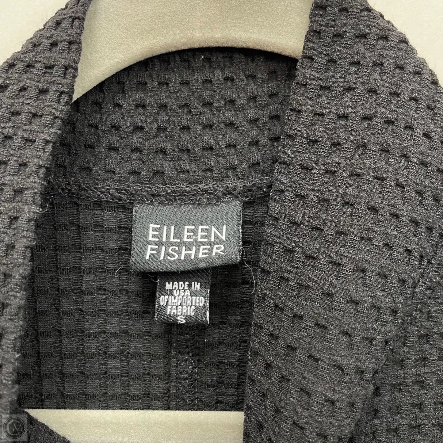 Jacket Other By Eileen Fisher In Black, Size: S