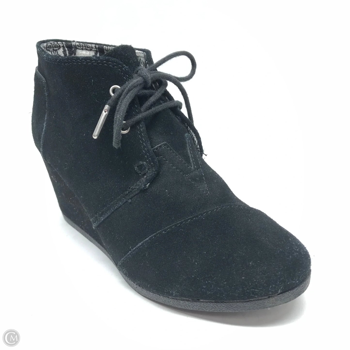 Boots Ankle Heels By Toms In Black, Size: 8