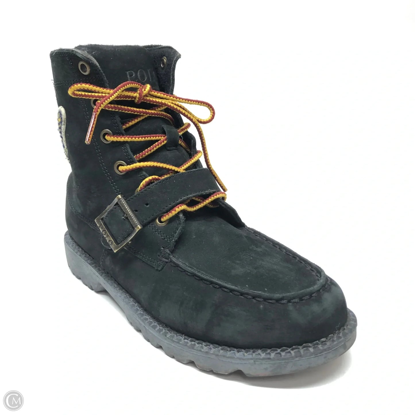 Boots Ankle Flats By Polo Ralph Lauren In Black, Size: 5.5