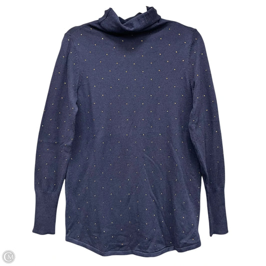 Top Long Sleeve By Nic + Zoe In Navy, Size: S