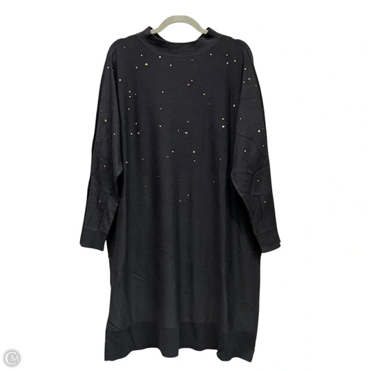 Dress Sweater By Nic + Zoe In Black, Size: Xl