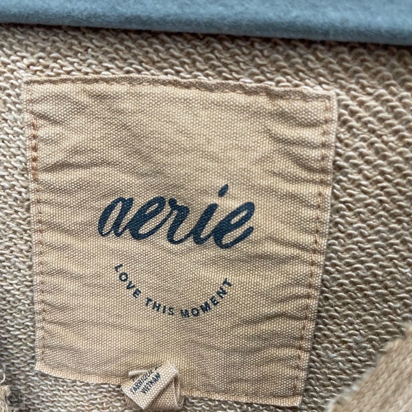 Sweatshirt Hoodie By Aerie In Tan, Size: S