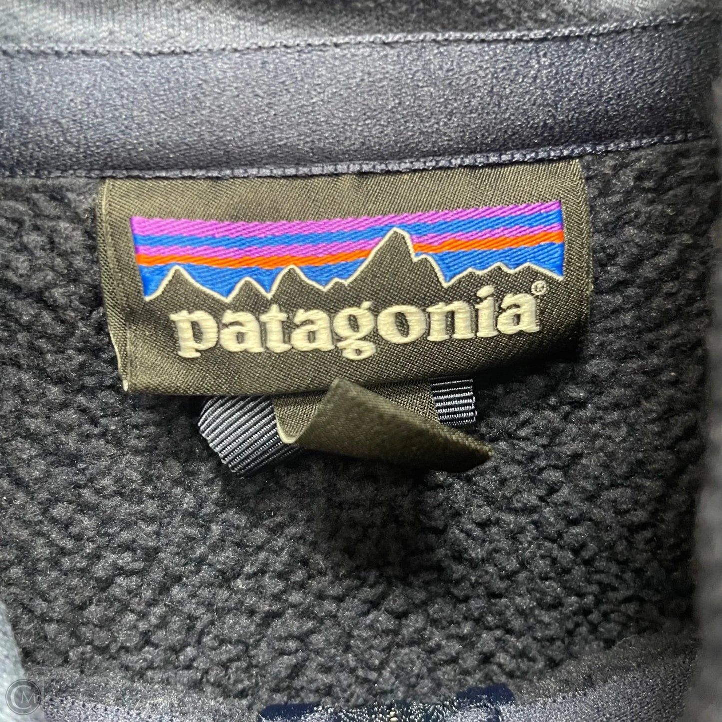 Athletic Sweatshirt Collar By Patagonia In Blue, Size: M